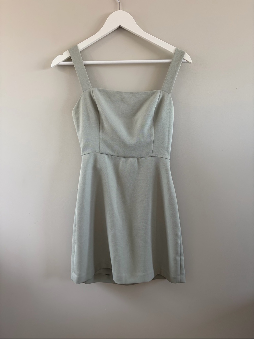 Wilfred Women’s Pale Sage Square Neck A-Line Dress